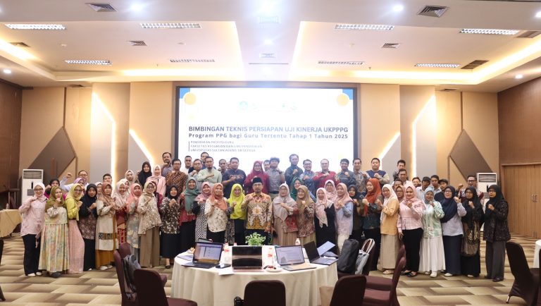PPG FKIP Untirta Gelar Bimbingan Teknis Persiapan Uji Kompetensi Kinerja UKPPPG bagi Guru Tertentu Tahun 2025.